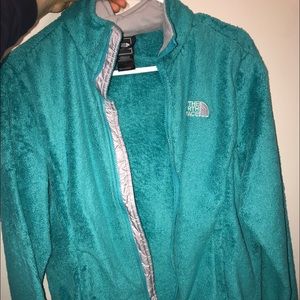 Blue north face jacket